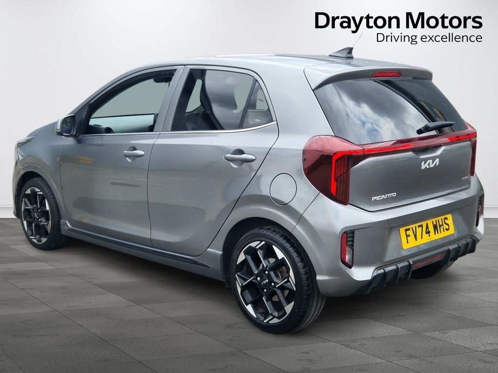 Kia Picanto 1.0 Gt-line Hatchback Amt Euro 6 Ss Grey #6