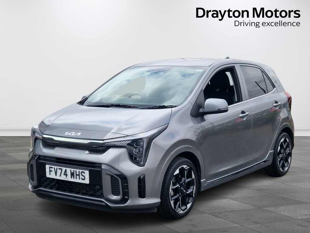 Kia Picanto 1.0 Gt-line Hatchback Amt Euro 6 Ss Grey #4