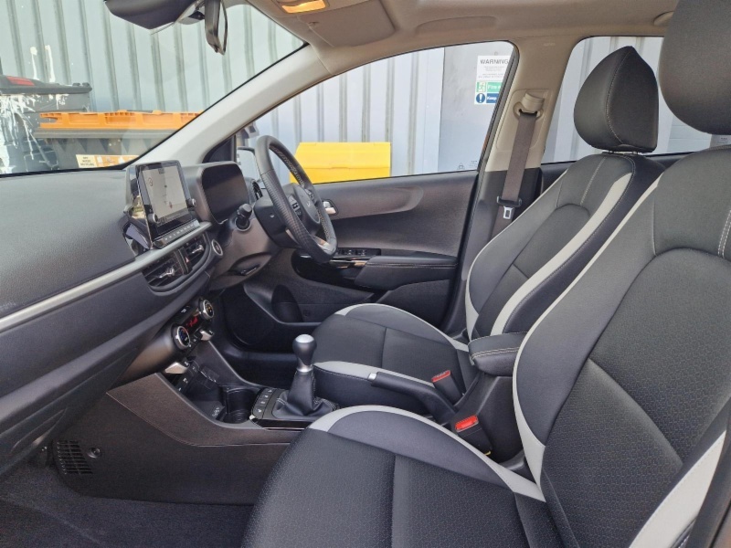Kia Picanto 1.0 Gt-line S Hatchback Euro 6 FT75HJJ Black #3