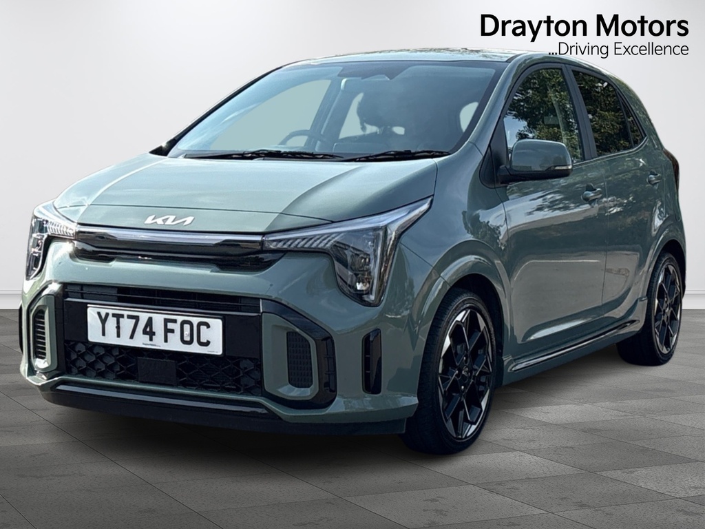Kia Picanto 1.2 Gt-line S Hatchback Amt Euro 6 Ss Green #4
