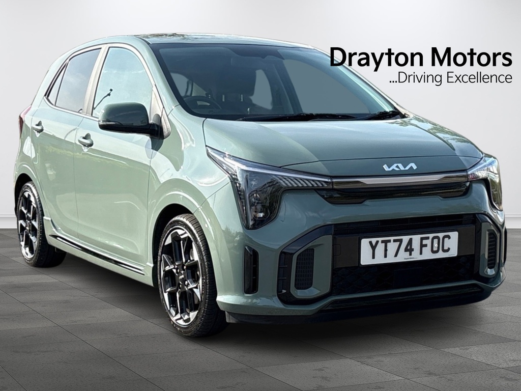 Kia Picanto 1.2 Gt-line S Hatchback Amt Euro 6 Ss Green