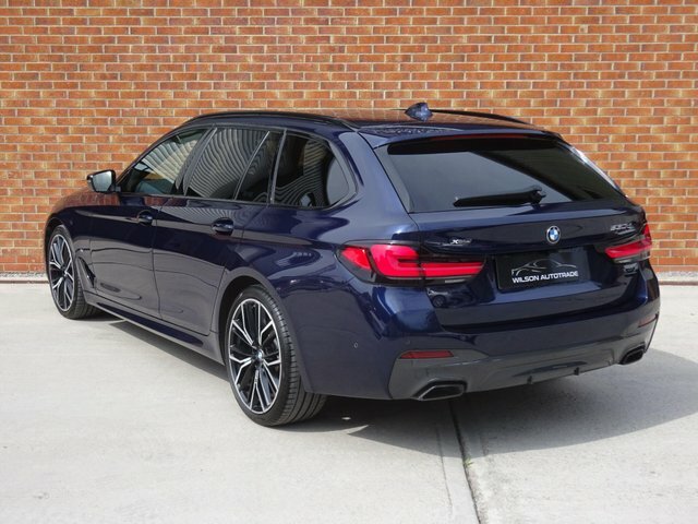 BMW 5 Series 530D Mht M Sport Blue #5