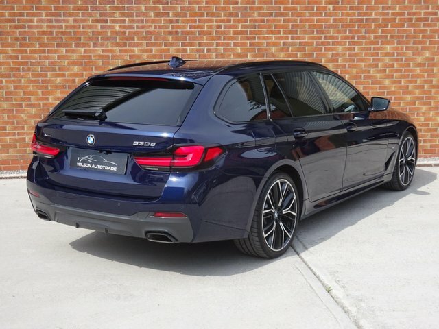 BMW 5 Series 530D Mht M Sport Blue #3