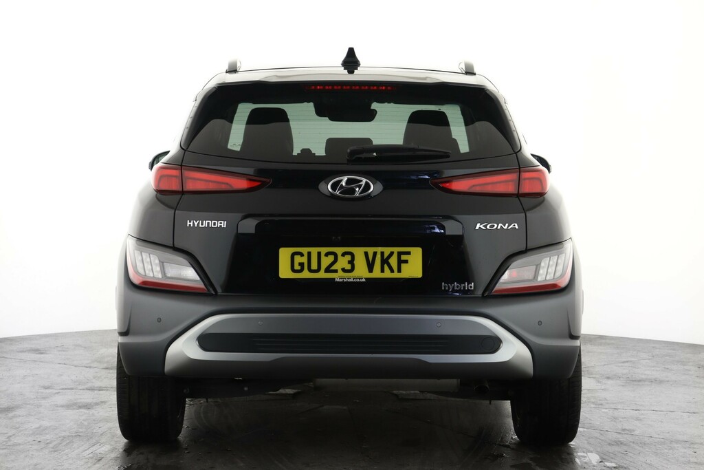 Hyundai Kona 1.6 Gdi Hybrid Ultimate Dct GU23VKF Black #2