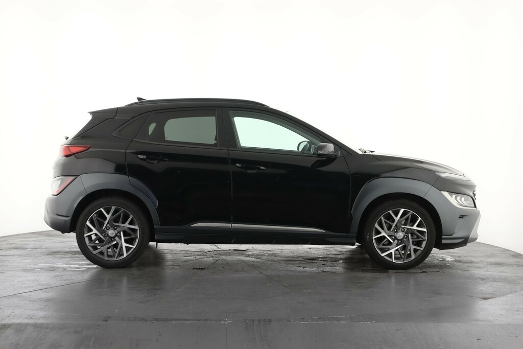 Hyundai Kona 1.6 Gdi Hybrid Ultimate Dct GU23VKF Black #4