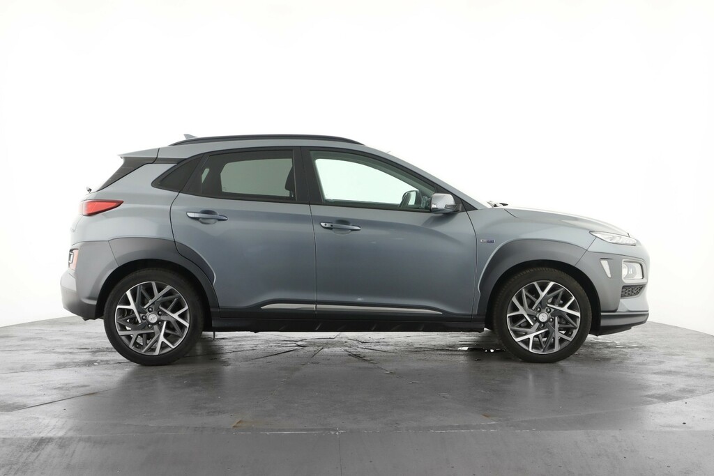 Hyundai Kona 1.6 Gdi Hybrid Premium Se Dct Silver #4