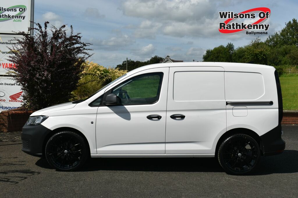 Volkswagen Caddy Mpv GL22THK White #6