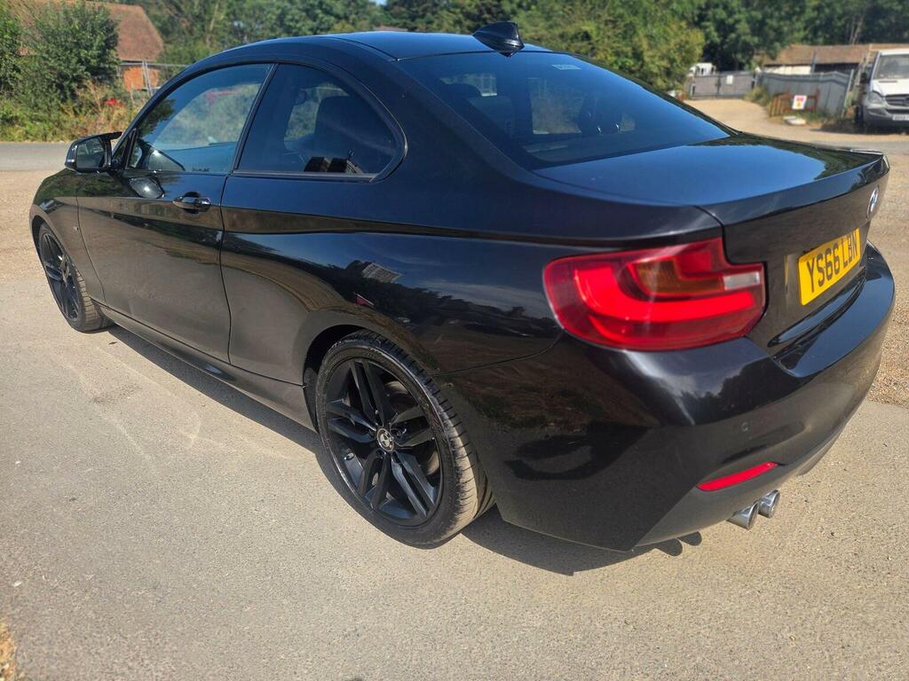 BMW 2 Series 2.0 220D M Sport Euro 6 S S Black #4