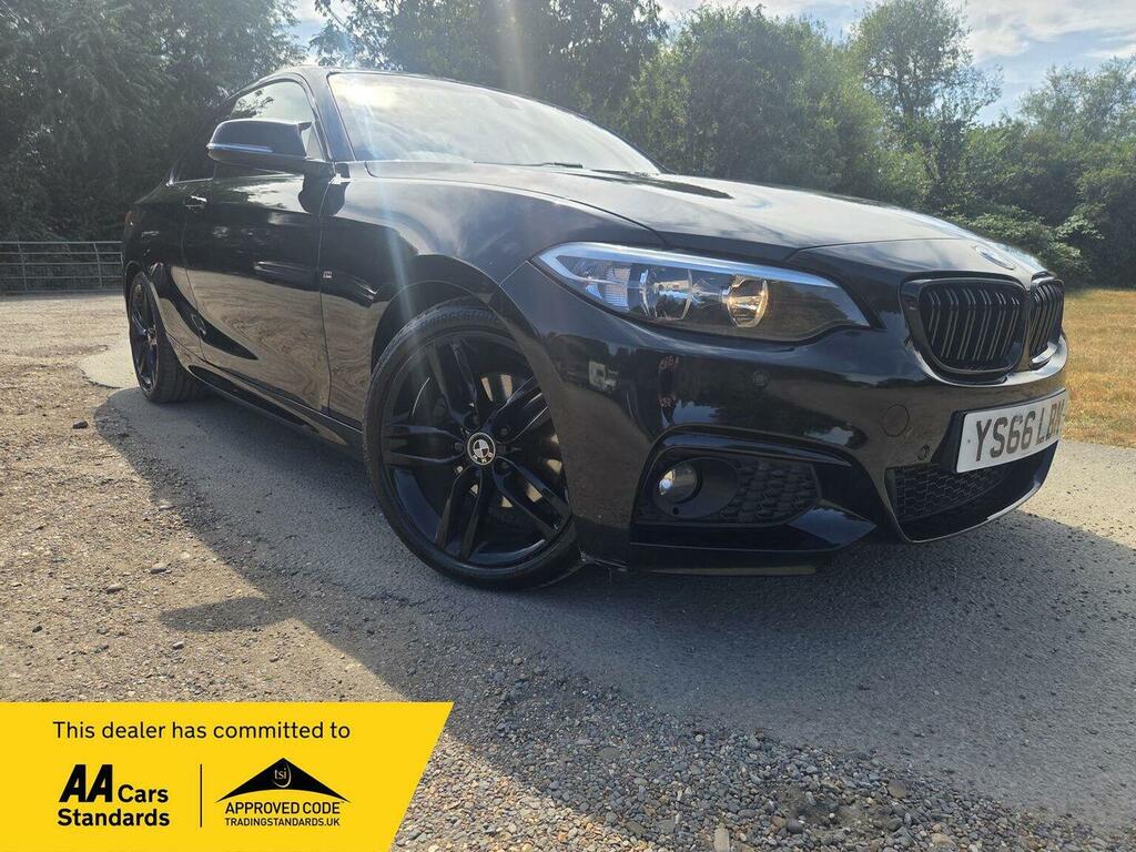 BMW 2 Series 2.0 220D M Sport Euro 6 S S Black