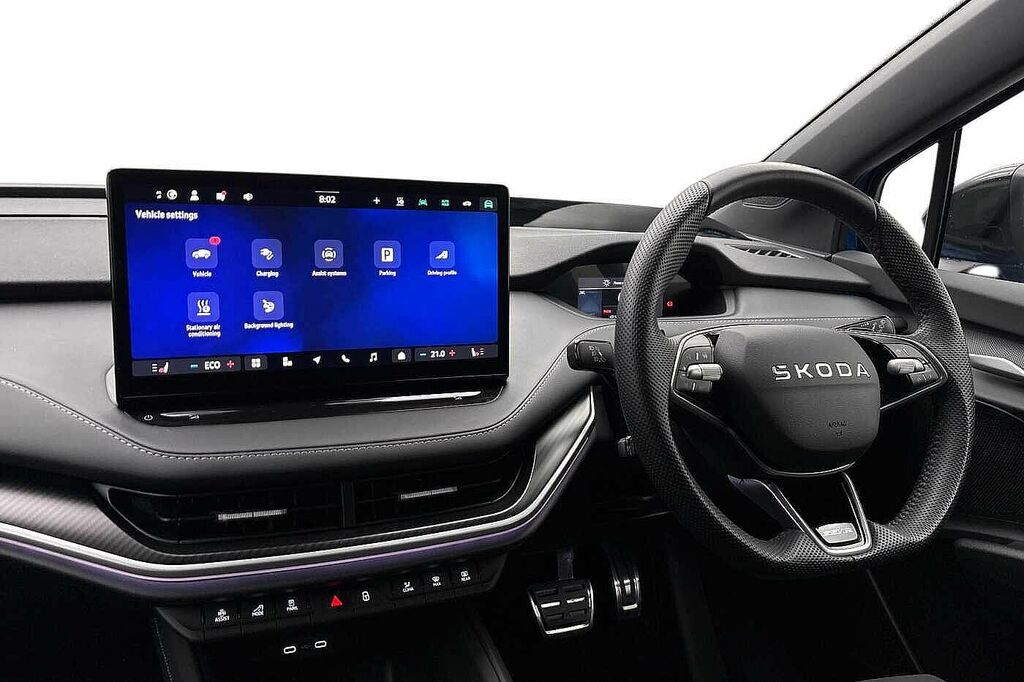 Skoda ENYAQ 210Kw 85X Sportline 82Kwh 4X4 Blue #2