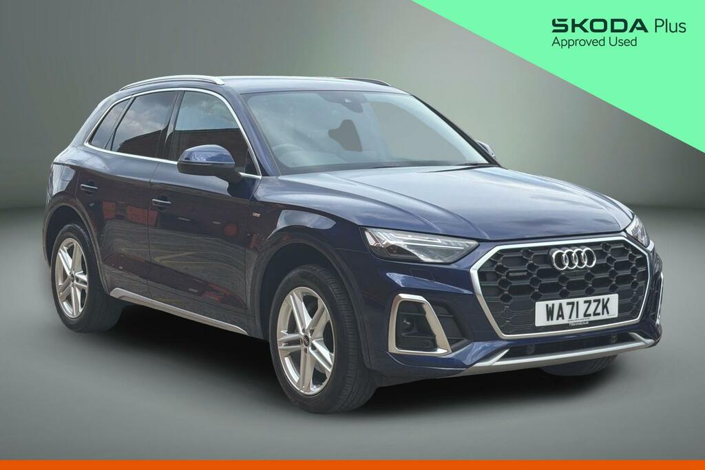 Audi Q5 2.0 Tdi 40 S Line Suv S Tronic Quattro Blue