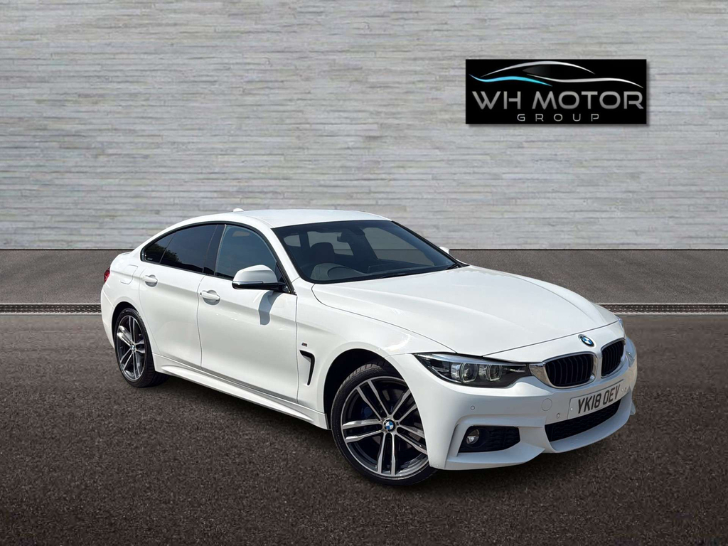 BMW 4 Series Gran Coupe 2.0 420I M Sport Coupe Euro 6 Ss White #17