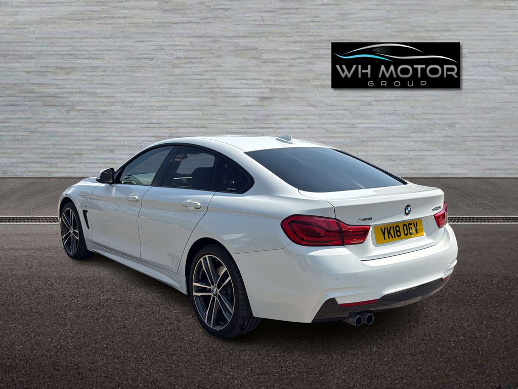 BMW 4 Series Gran Coupe 2.0 420I M Sport Coupe Euro 6 Ss White #9