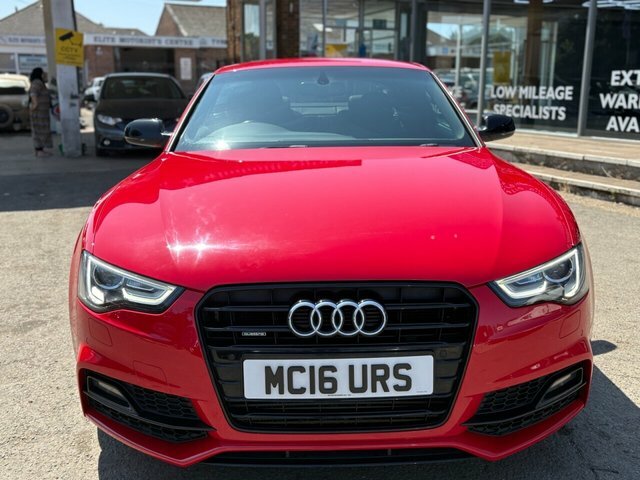 Audi A5 Tfsi Black Edition Plus Red #2