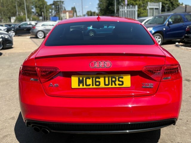 Audi A5 Tfsi Black Edition Plus Red #6