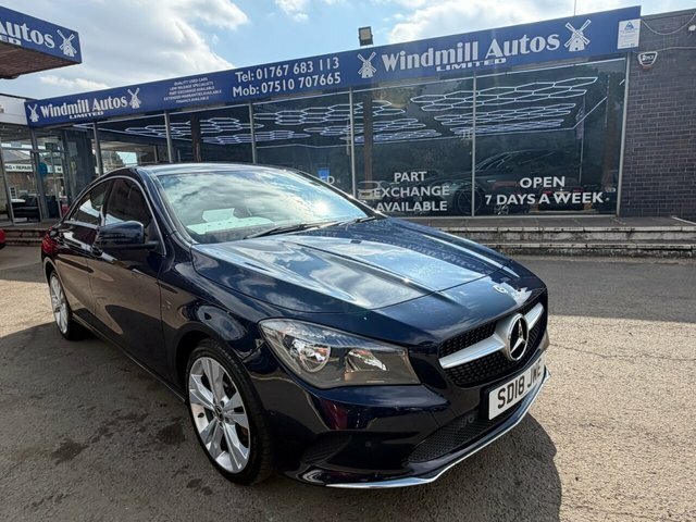 Mercedes-Benz CLA Class Cla180 Sport Coupe Blue #2