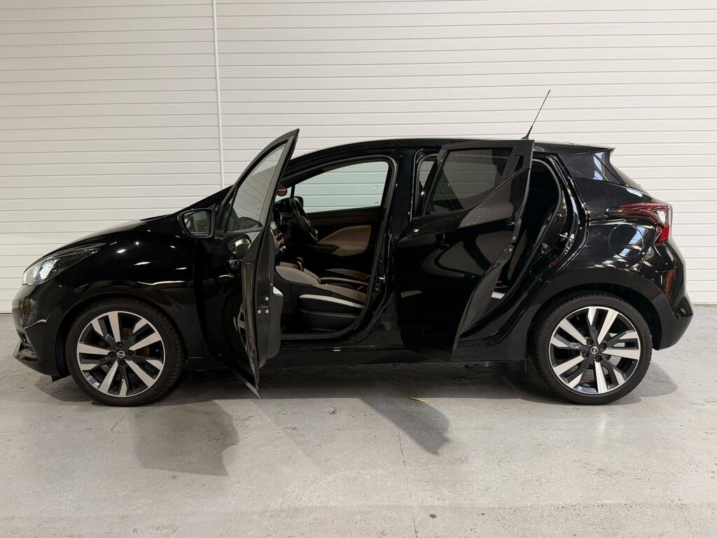 Nissan Micra 1.0 Ig-t Tekna Hatchback Xtron Euro 6 LV72RDX Black #6