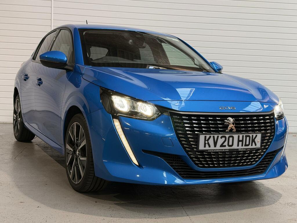 Peugeot 208 1.2 Puretech Allure Hatchback Eat Euro KV20HDK Blue