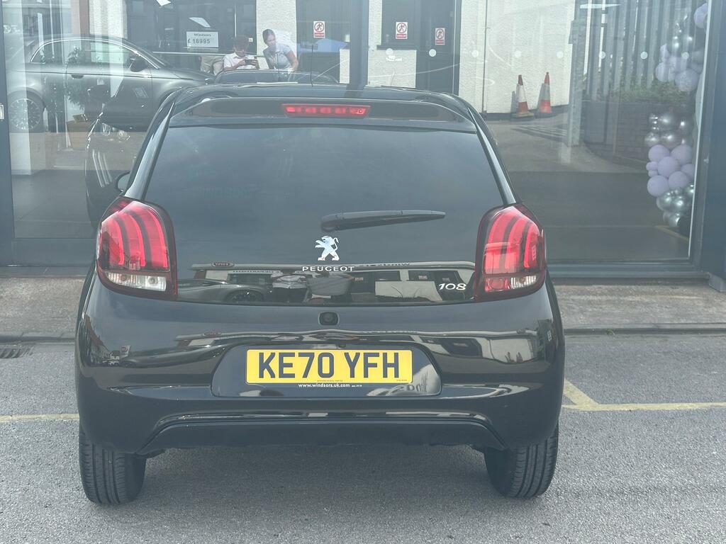 Peugeot 108 1.0 Allure Hatchback Euro 6 Ss Black #6