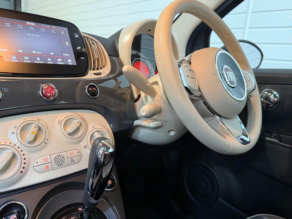 Fiat 500 1.2 Lounge Hatchback Dualogic Euro 6 S Grey #3