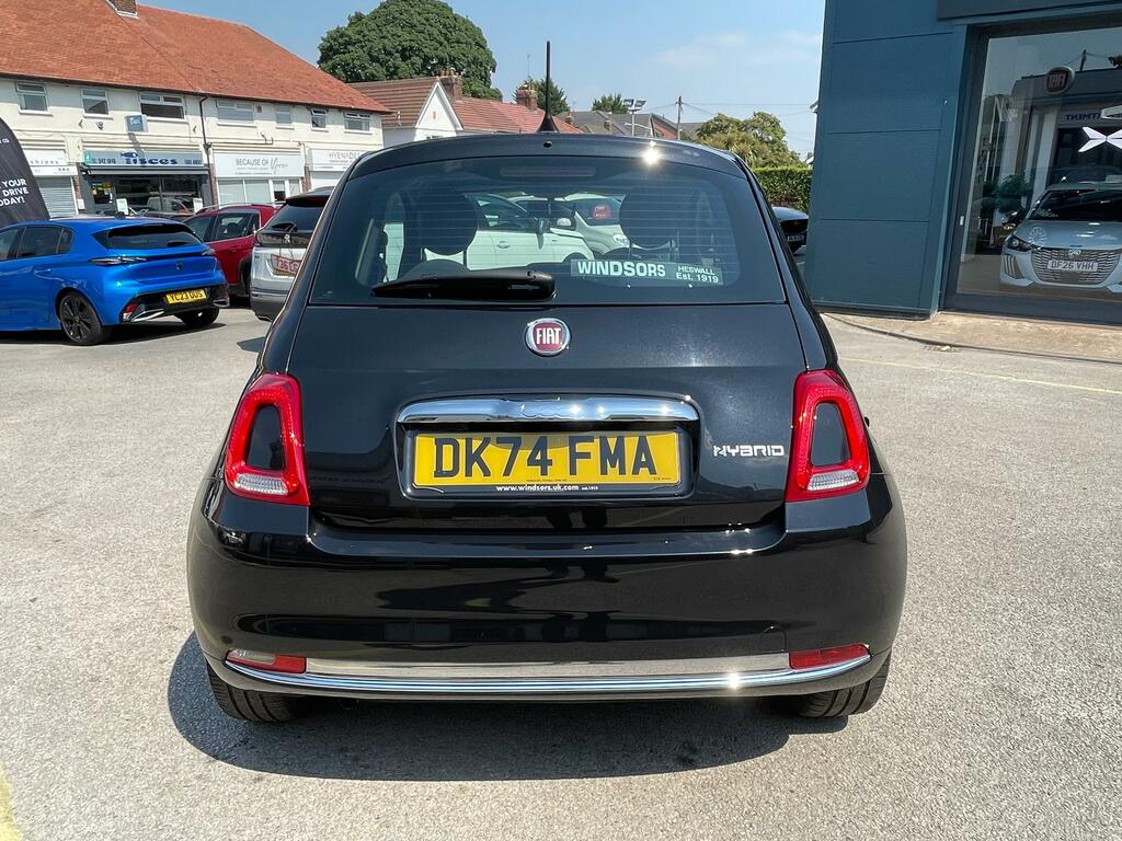 Fiat 500 1.0 Mhev Hatchback Euro 6 Ss DK74FMA Black #6