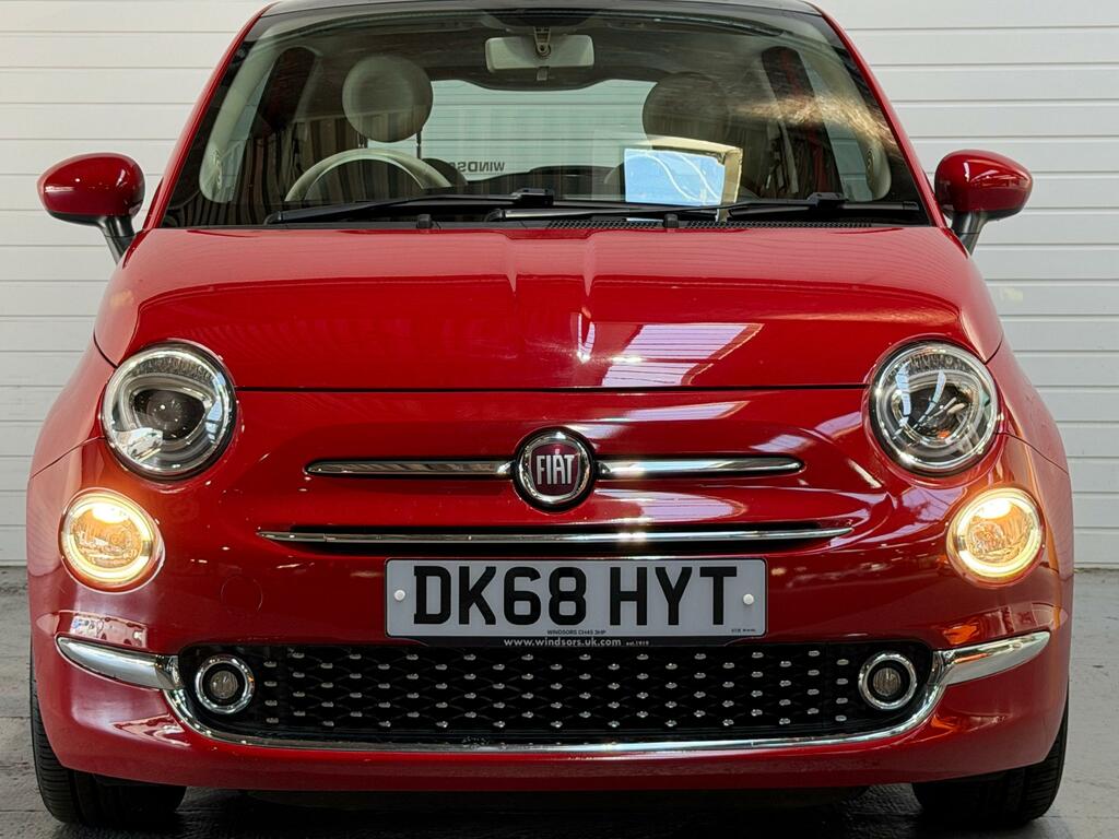 Fiat 500 1.2 Lounge Hatchback Euro 6 Ss Red #3