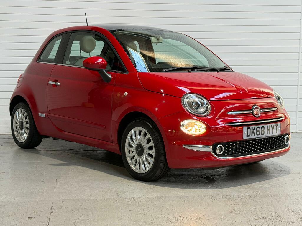 Fiat 500 1.2 Lounge Hatchback Euro 6 Ss Red
