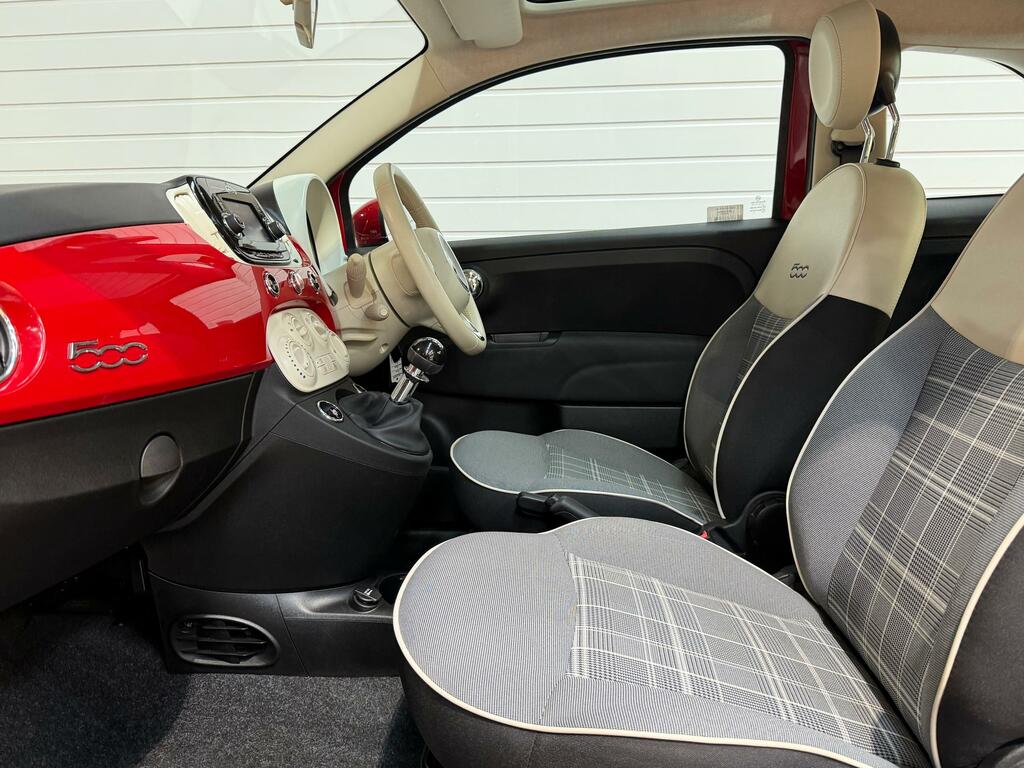 Fiat 500 Lounge White #9