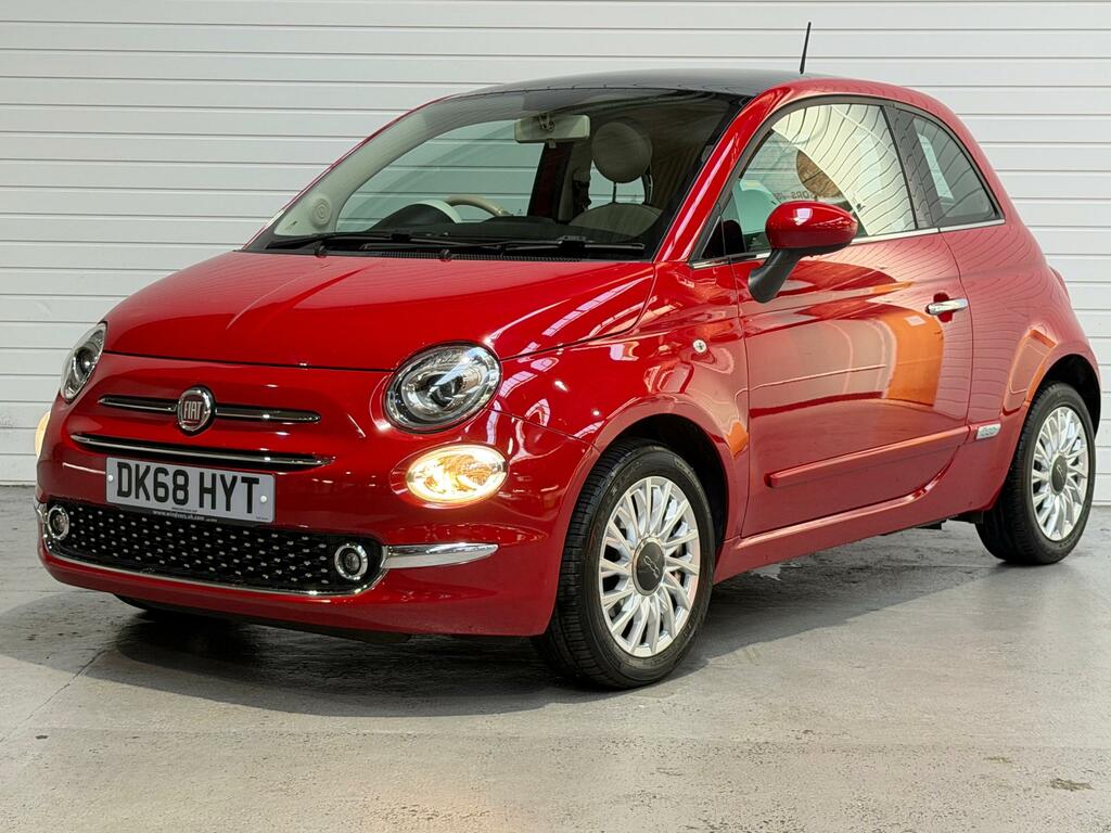 Fiat 500 1.2 Lounge Hatchback Euro 6 Ss Red #5