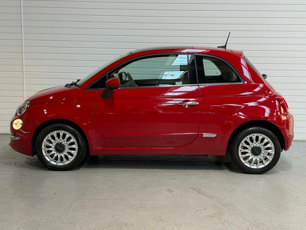 Fiat 500 1.2 Lounge Hatchback Euro 6 Ss Red #6