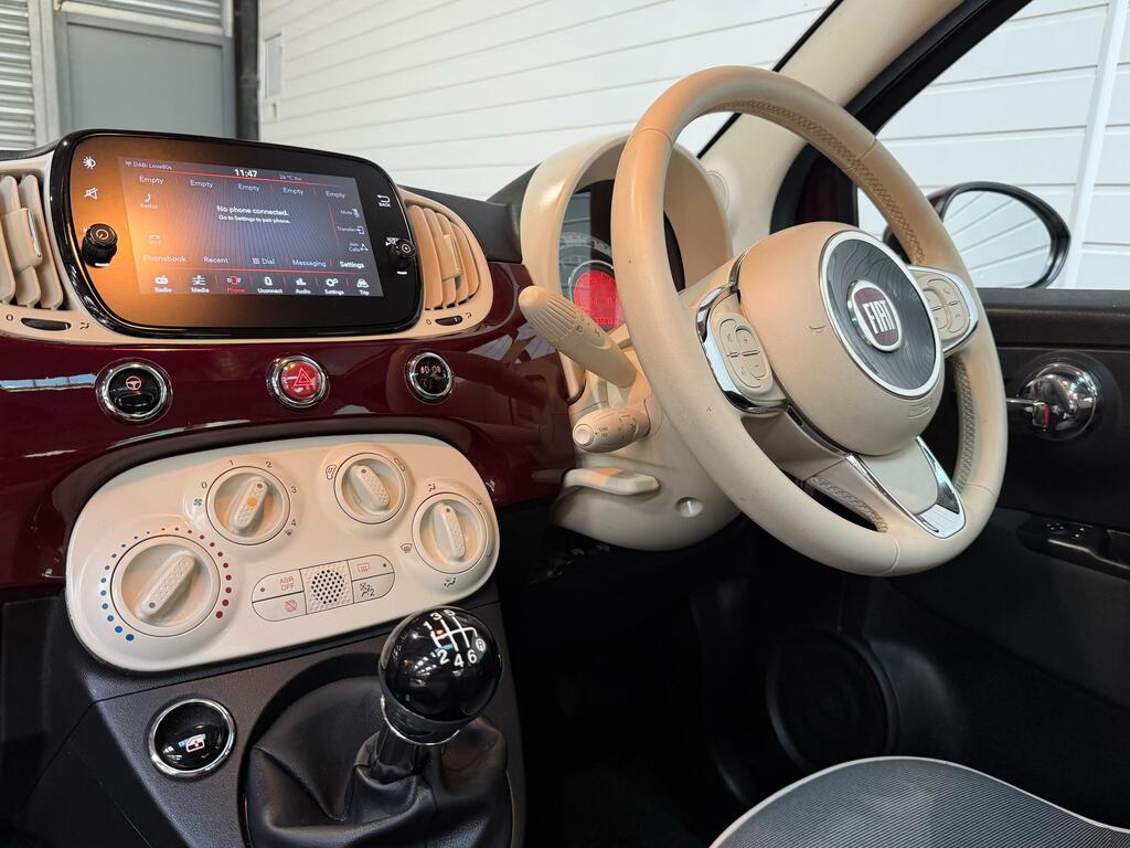 Fiat 500 1.0 Mhev Lounge Hatchback Euro 6 Red #4