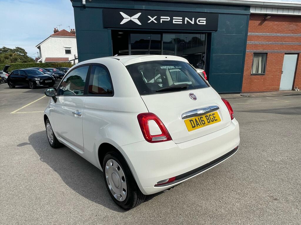 Fiat 500 1.2 Pop Hatchback Euro 6 Ss White #5
