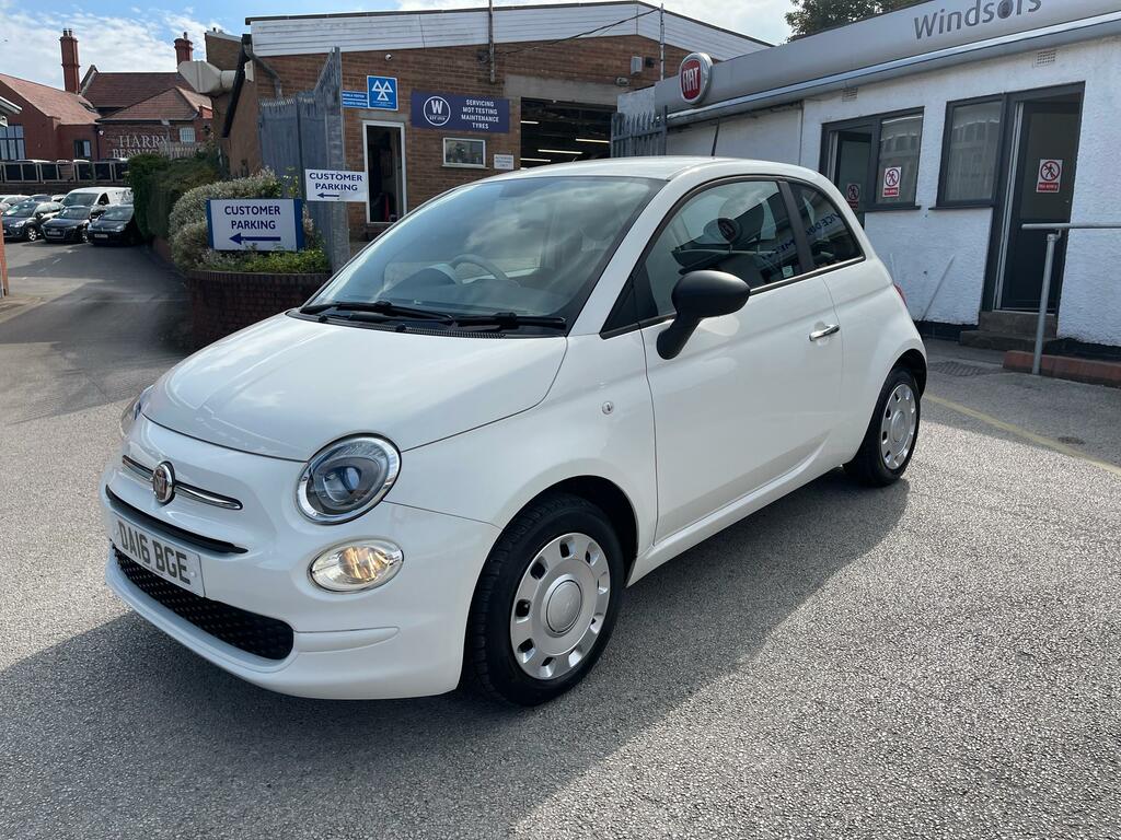 Fiat 500 1.2 Pop Hatchback Euro 6 Ss White #3