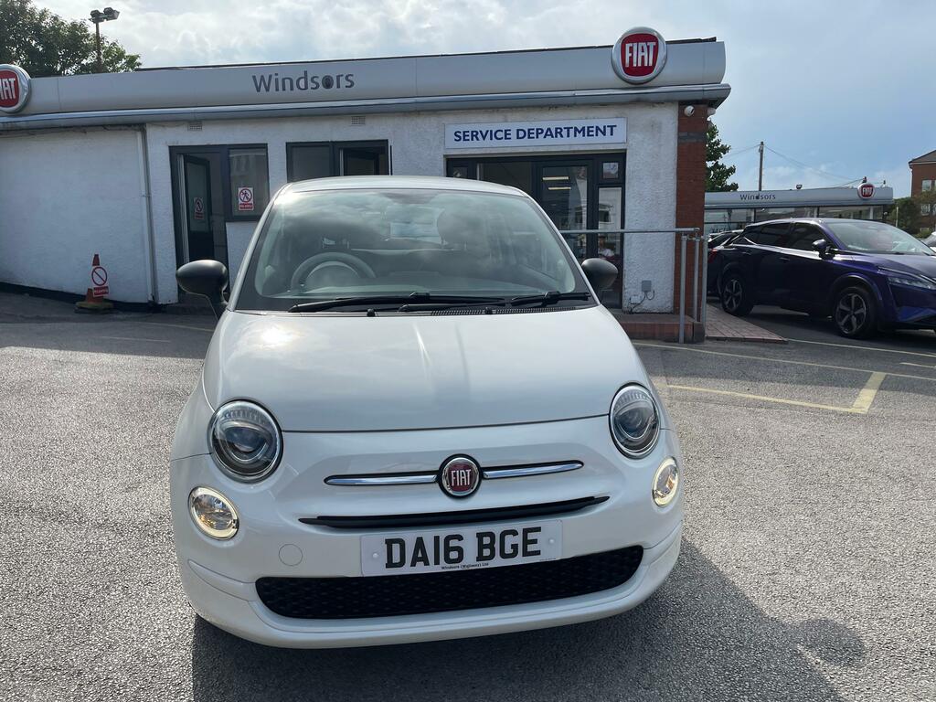 Fiat 500 1.2 Pop Hatchback Euro 6 Ss White #2