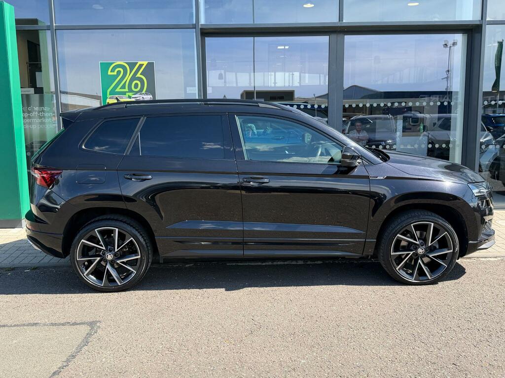Skoda Karoq 1.5 Tsi Act Sportline Suv Dsg Euro 6 S YJ23AKC Black #4