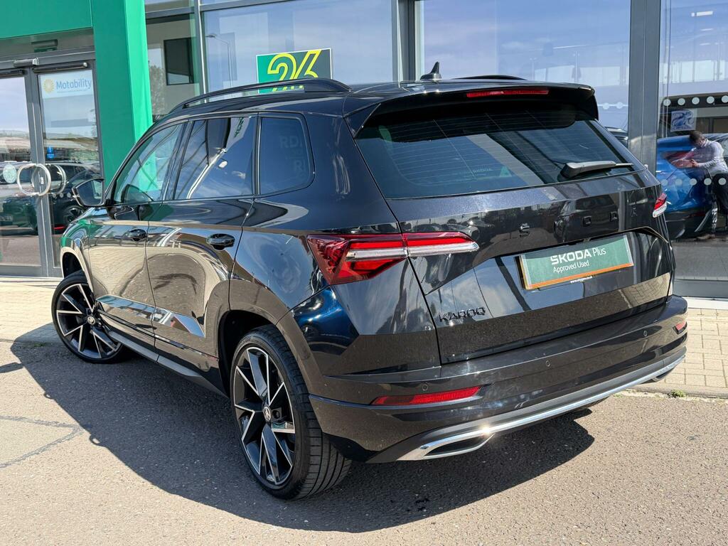 Skoda Karoq 1.5 Tsi Act Sportline Suv Dsg Euro 6 S YJ23AKC Black #3