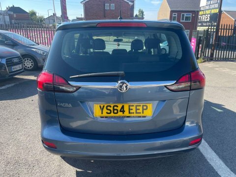 Vauxhall Zafira Tourer Exclusive T YS64EEP Blue #4