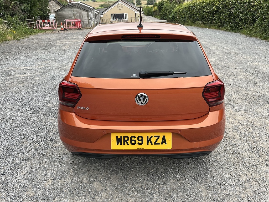 Volkswagen Polo Se Tsi Dsg Orange #4