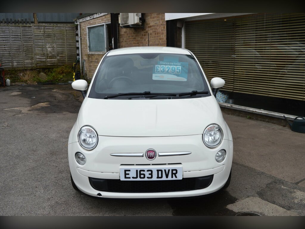 Fiat 500 1.2 S Hatchback Euro 5 Ss 69 White #2