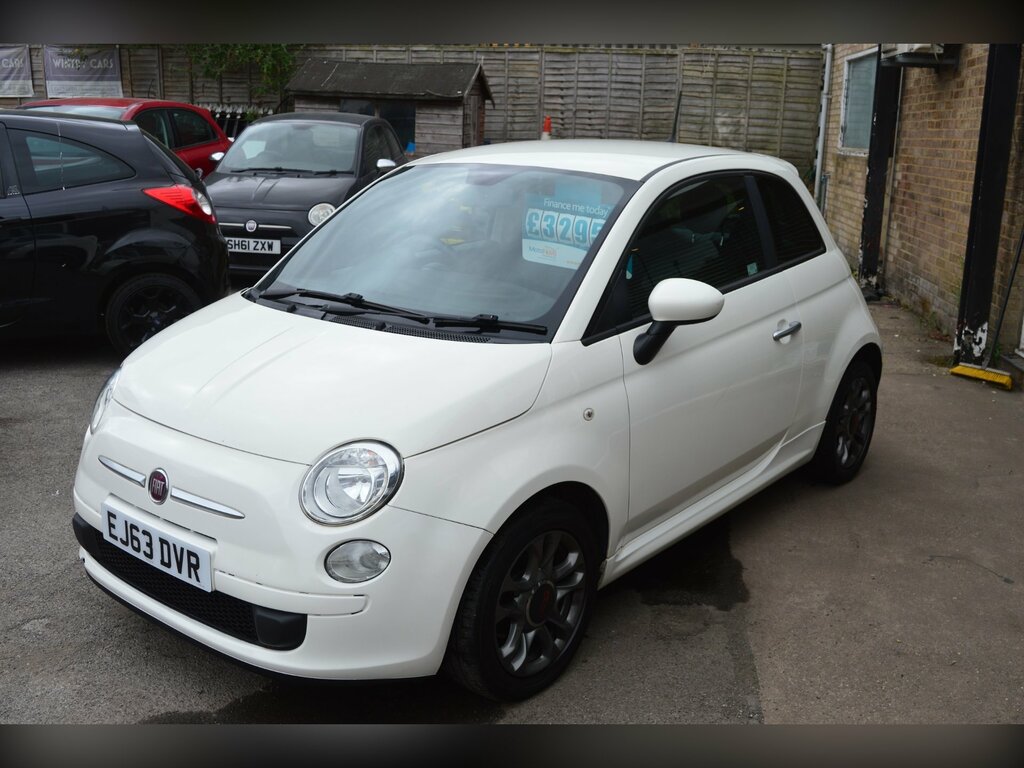 Fiat 500 1.2 S Hatchback Euro 5 Ss 69 White #4