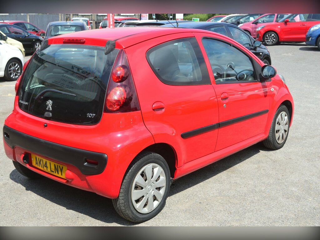 Peugeot 107 1.0 12V Active Hatchback Euro 5 Red #5