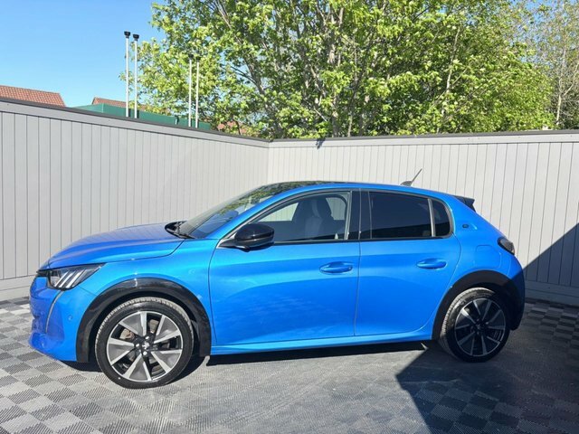 Peugeot e-208 50Kwh Gt Premium Hatchback 136 Blue #5