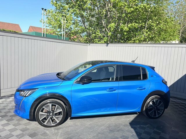 Peugeot e-208 50Kwh Gt Premium Hatchback 136 Blue #4