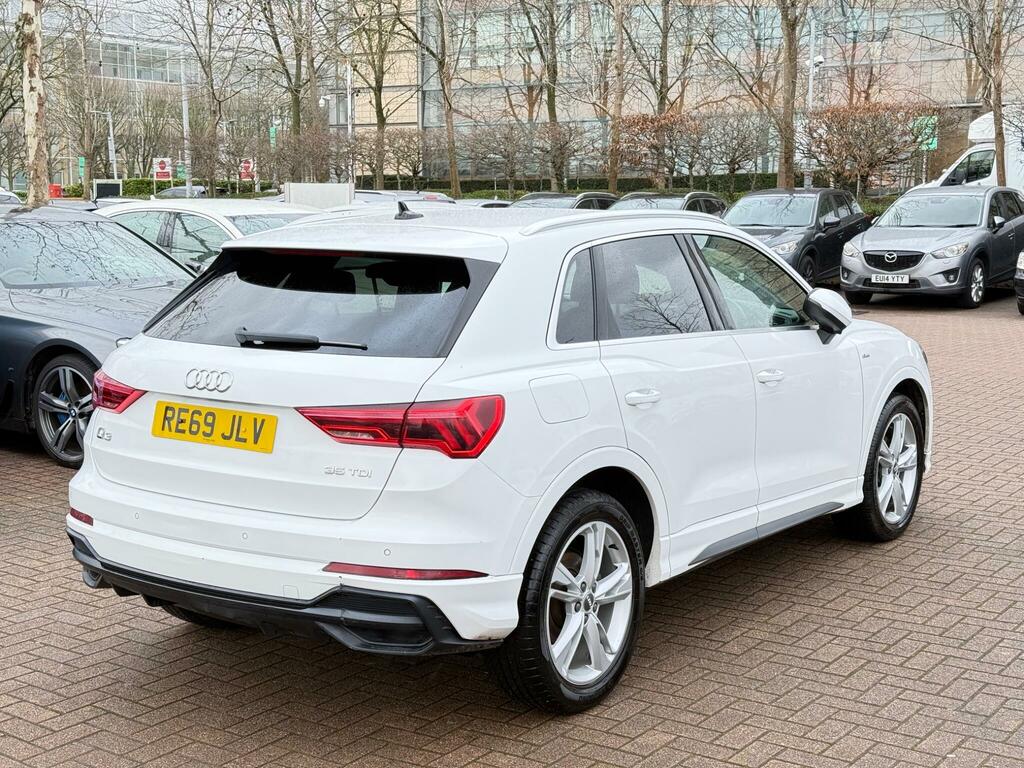 Audi Q3 2.0 Tdi 35 S Line S Tronic Euro 6 Ss RE69JLV White #5