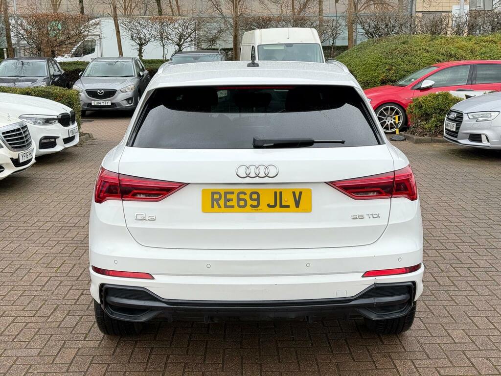 Audi Q3 2.0 Tdi 35 S Line S Tronic Euro 6 Ss RE69JLV White #6
