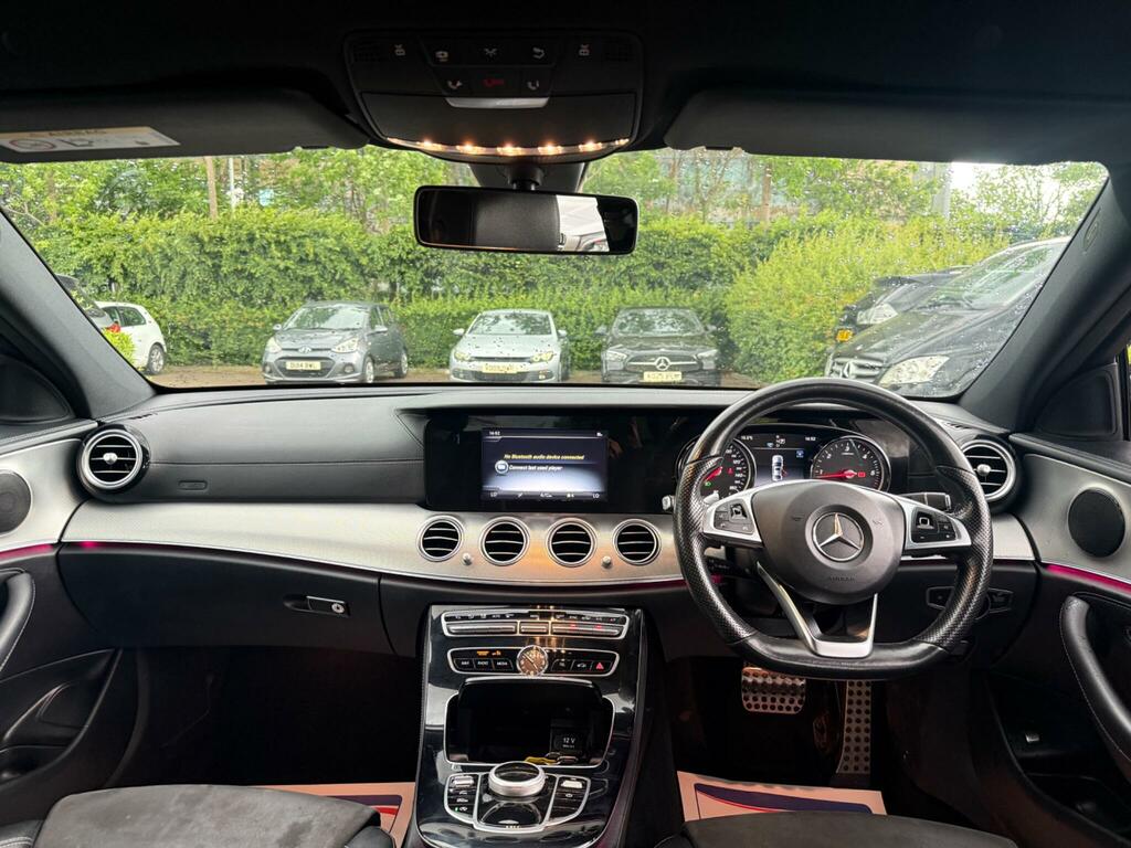Mercedes-Benz E Class 2.0 E220d Amg Line G-tronic Euro 6 Ss Y555WAR Black #2