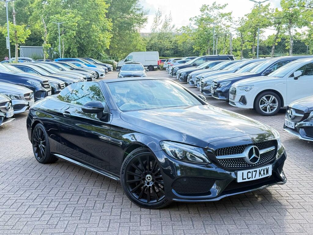 Mercedes-Benz C Class 2.1 C250d Amg Line Premium Plus Cabriolet G-tron Black