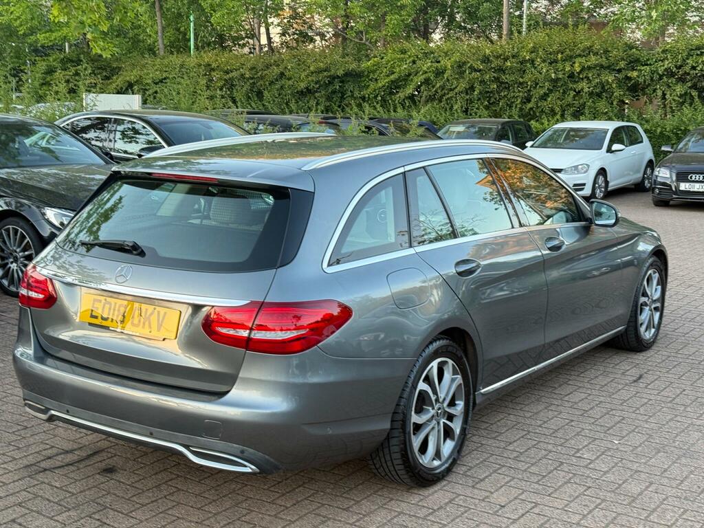 Mercedes-Benz C Class 2.0 C200 Sport G-tronic Euro 6 Ss EO18OKV Grey #5