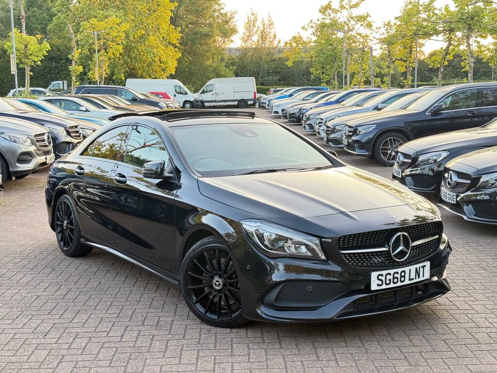 Mercedes-Benz CLA Class 2.1 Cla220d Amg Line Night Edition Plus Coupe 7G Black
