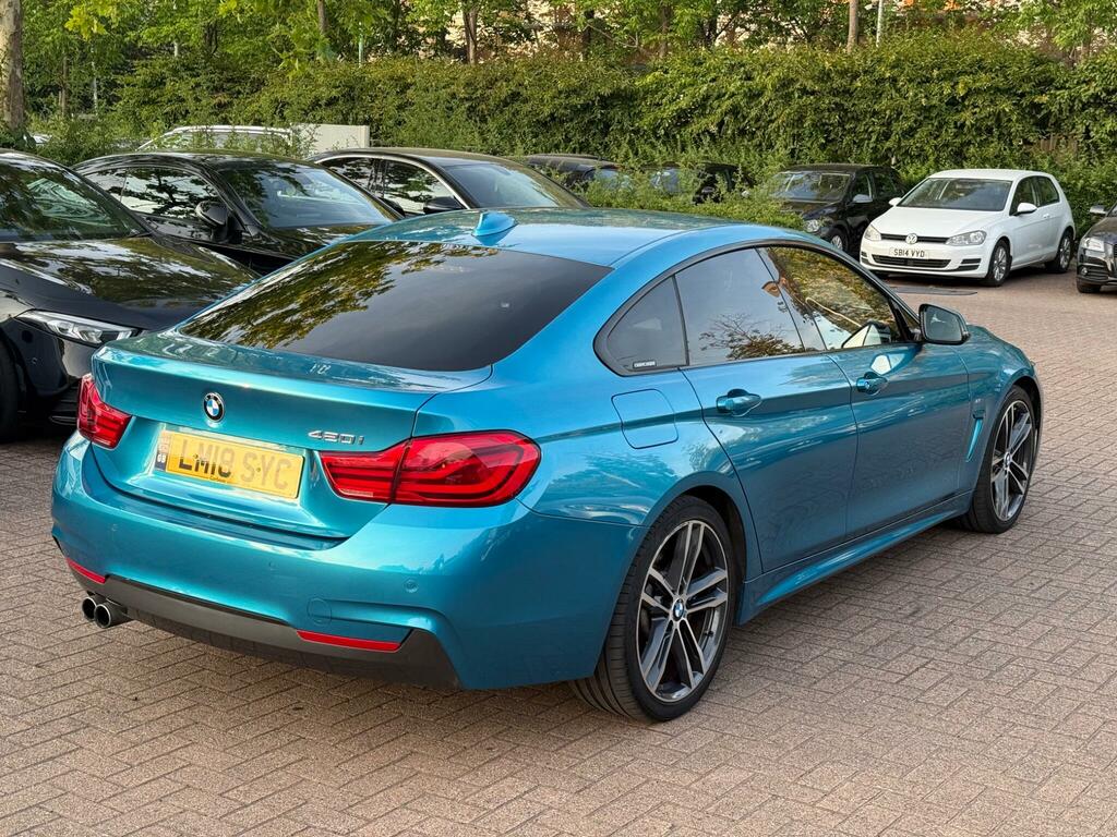 BMW 4 Series Gran Coupe 2.0 420I M Sport Euro 6 Ss LM18SYC Blue #5